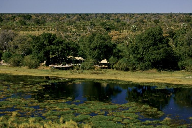 Zarafa Camp Aerial View
