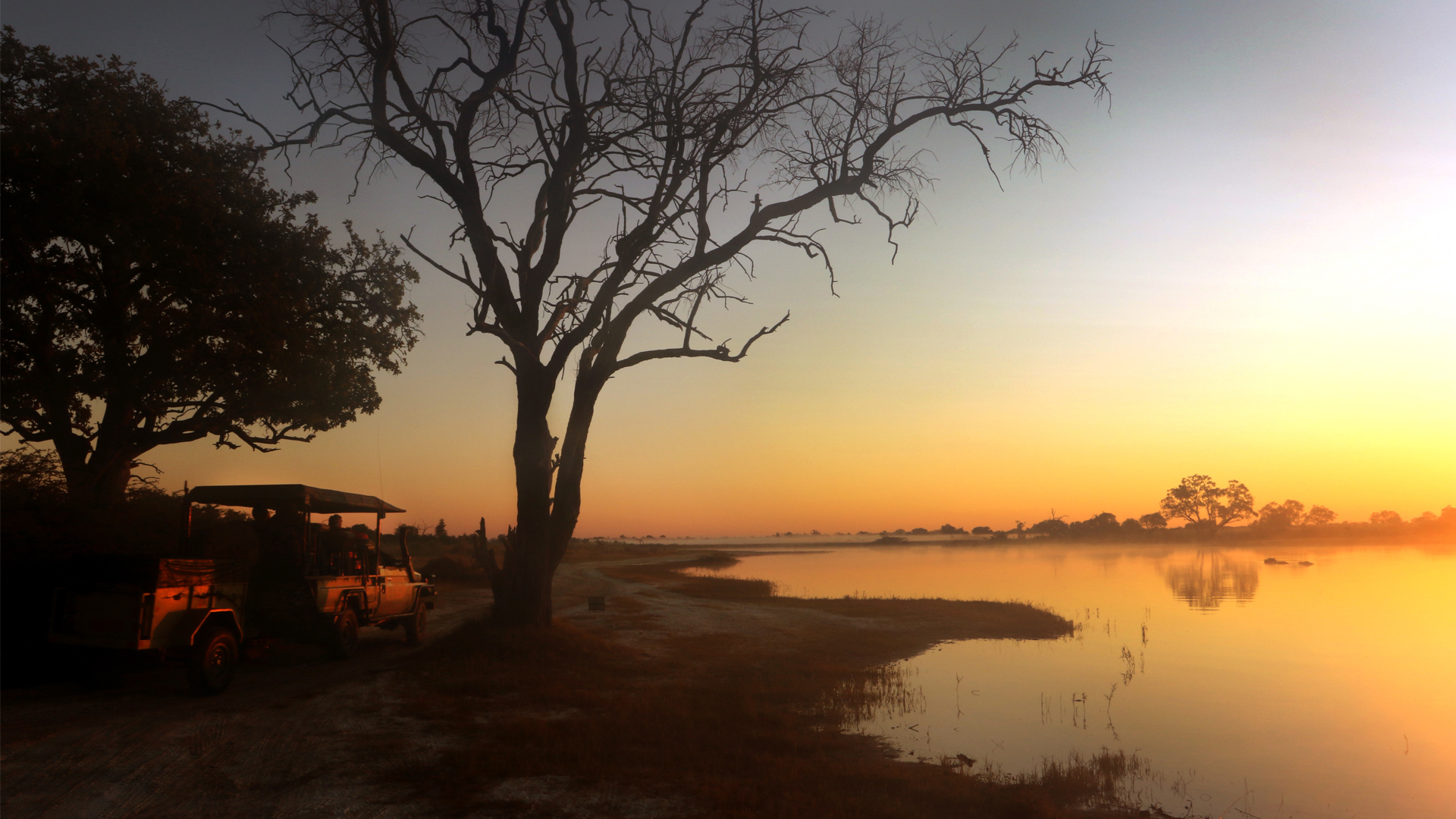 Botswana Itineraries letaka game drive sunrise