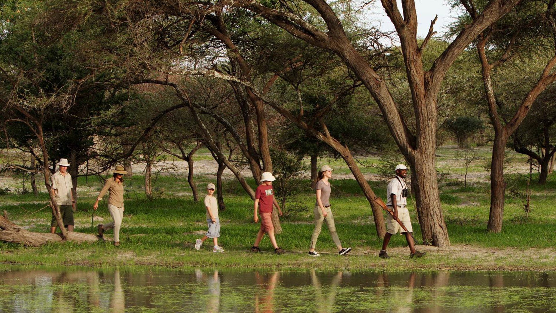Botswana Family young explorers family walk