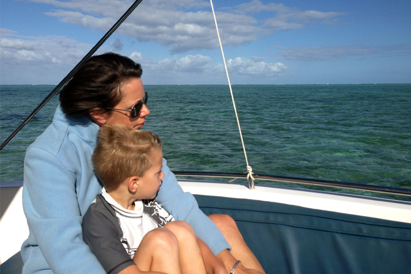 mauritius family boat trip