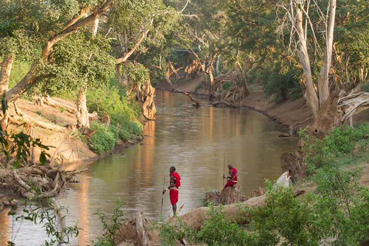 Shompole Wilderness river