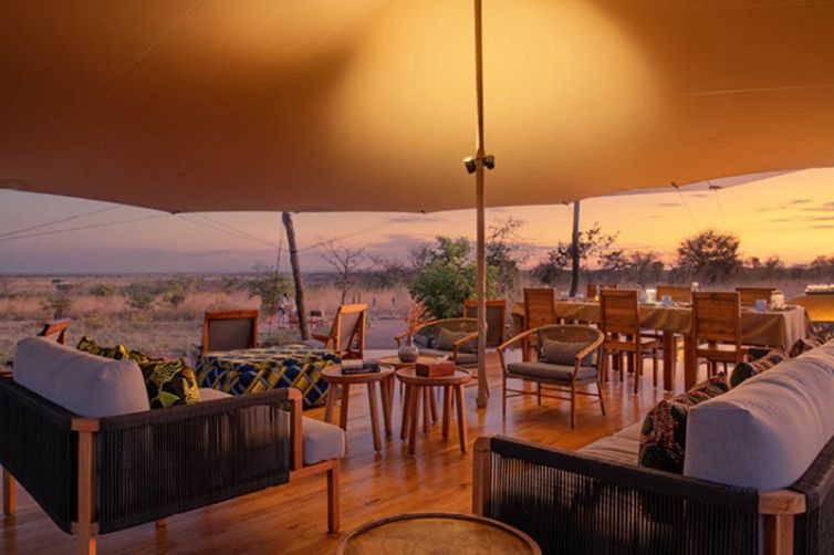 Usangu Expedition Camp lounge