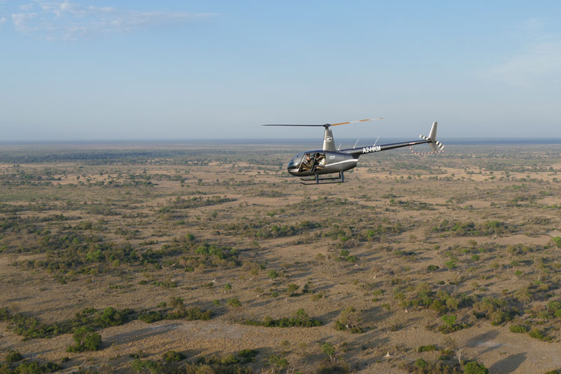 18 Helicopter scenic flight Okavango Delta
