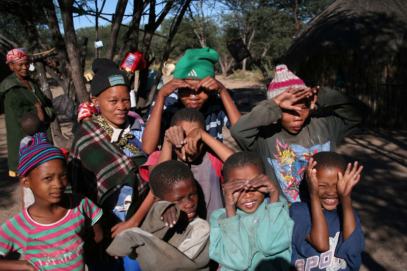 22 Kalahari children Botswana