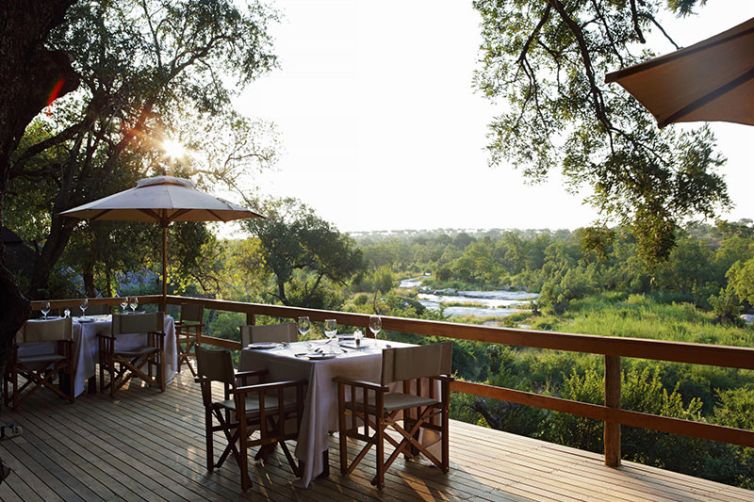 Londolozi Varty Camp, Sabi Sands, South Africa Luxury Safari - Deck Dining