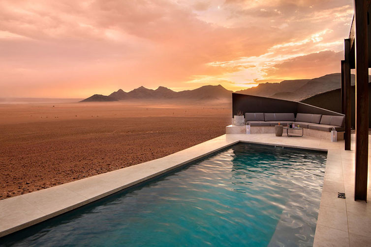 andBeyond Sossusvlei Desert Lodge in Namibia
